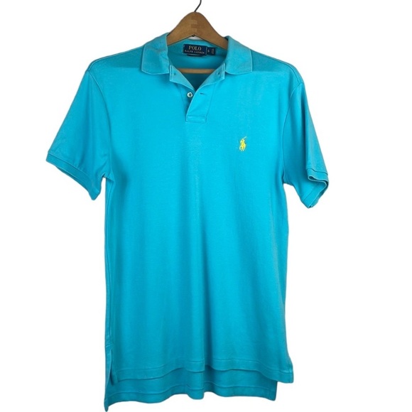 Polo Ralph Lauren Other - Polo Ralph Lauren Men Custom Fit Polo Shirt SZ S Soft/Stretchy Blue Label